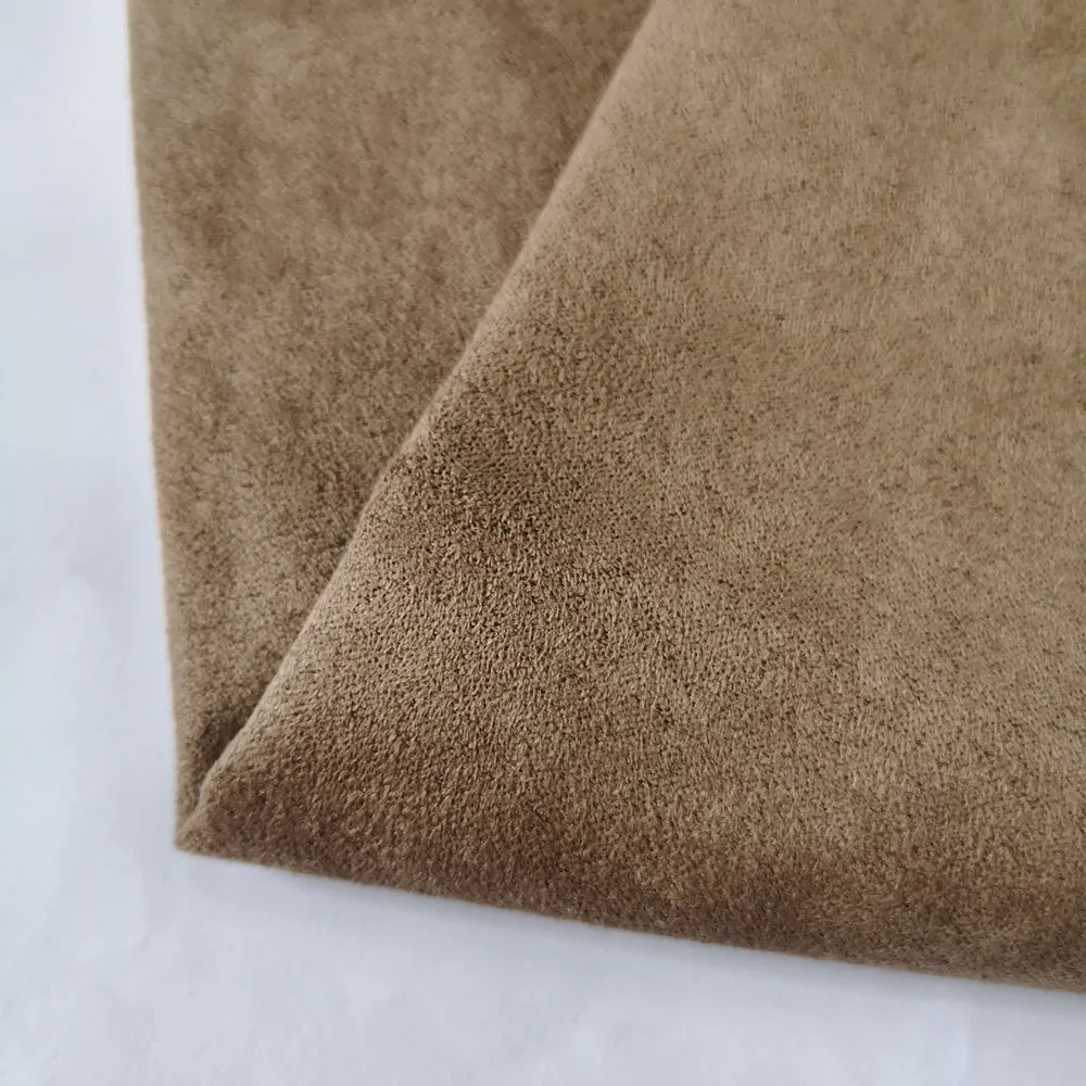 畅销2019 100% 聚酯防水绒面革鞋帮面料沙发家具