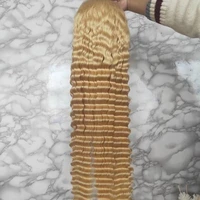 

top quality 613 deep wave lace frontal wig in factory