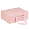 Easy eco-economical nice pink custom luxury logo printed cardboard packaging gift box