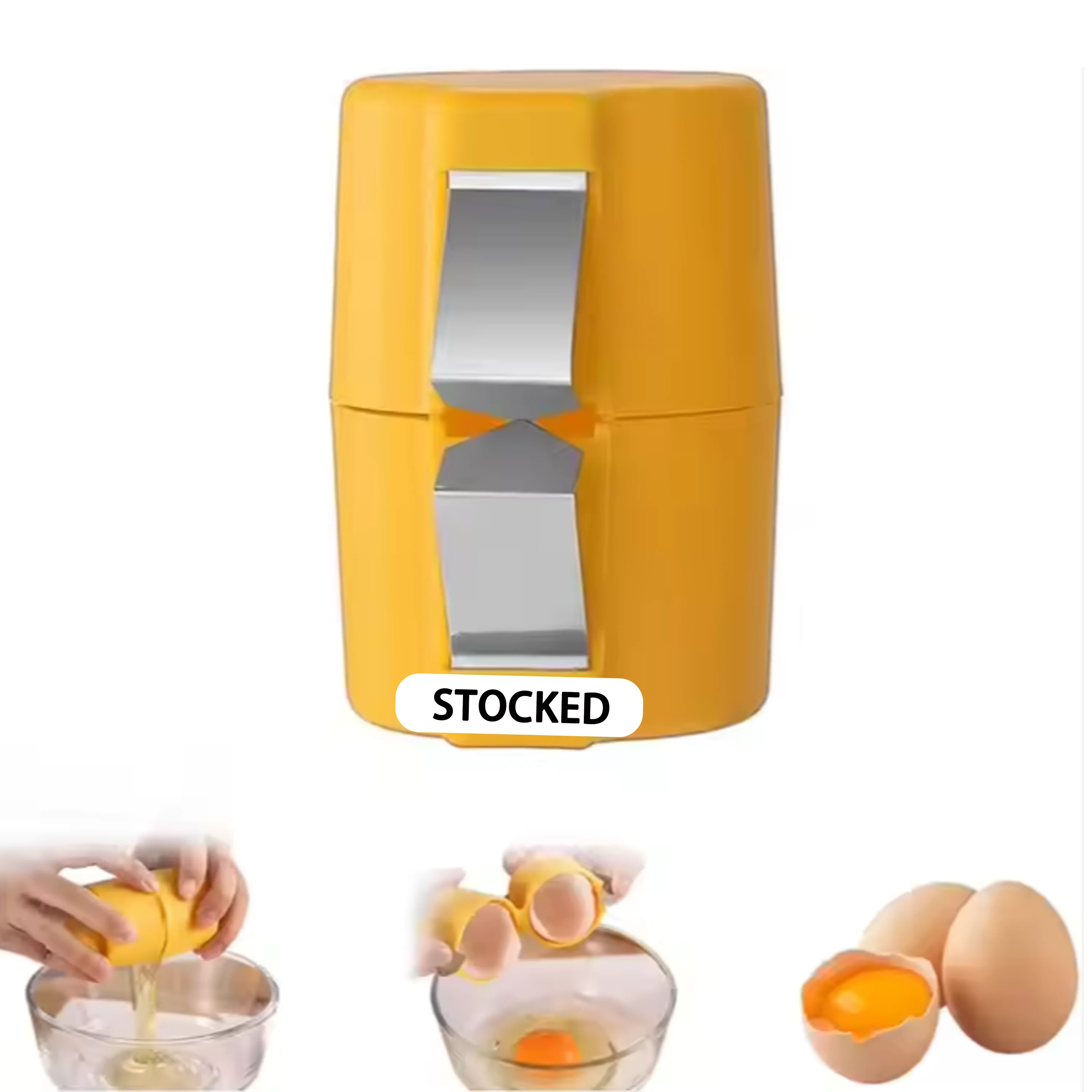 Factory Wholesale Egg Topper Shell Cutter Beater Household Raw Egg Cracker Separator Filter Egg Opener Kitchen Baking Tool