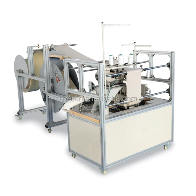 Double Head  Overlock Flanging Sewing Machine for Mattress Border