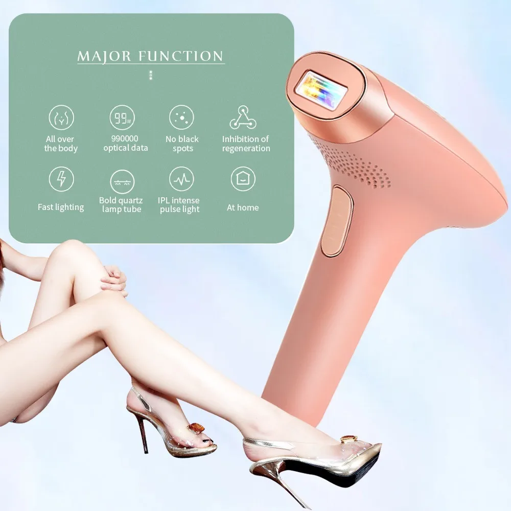 

Chinese Supplier IPL Hair Removal 999999 Flashes Woman Home Use Handle Depilator Machine