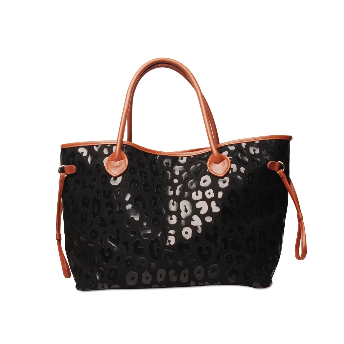

Wholesale Monogram Trendy Color Hand Bags Black Cheetah Purse Tote Handbags
