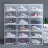 

THREE LEAF TL5689 wholesale pp shoe packaging box plastic shoe storage sneaker holders for store