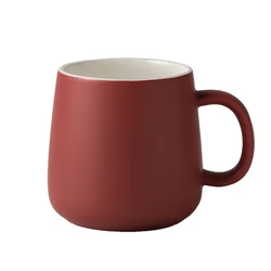 wholesale Custom LOGO 450ml 15oz Blank Sublimation Matt Nordic Tea Coffee Ceramic Mug