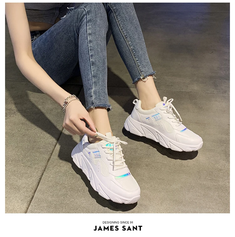 Summer fashion new design running shoes breathable sneakers women sports shoes