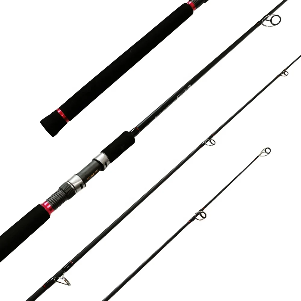 Newbility High Quality 40T High Carbon 10ft 2 Sections Fuji Guide and Reel Seat Spinning Rod