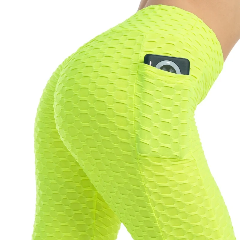 

2021 New Arrival Low MOQ Women Sexy Pants Solid Sexy Butt Lift Legging With Pocket For Training, Can provide different swatchbooks to choose colors
