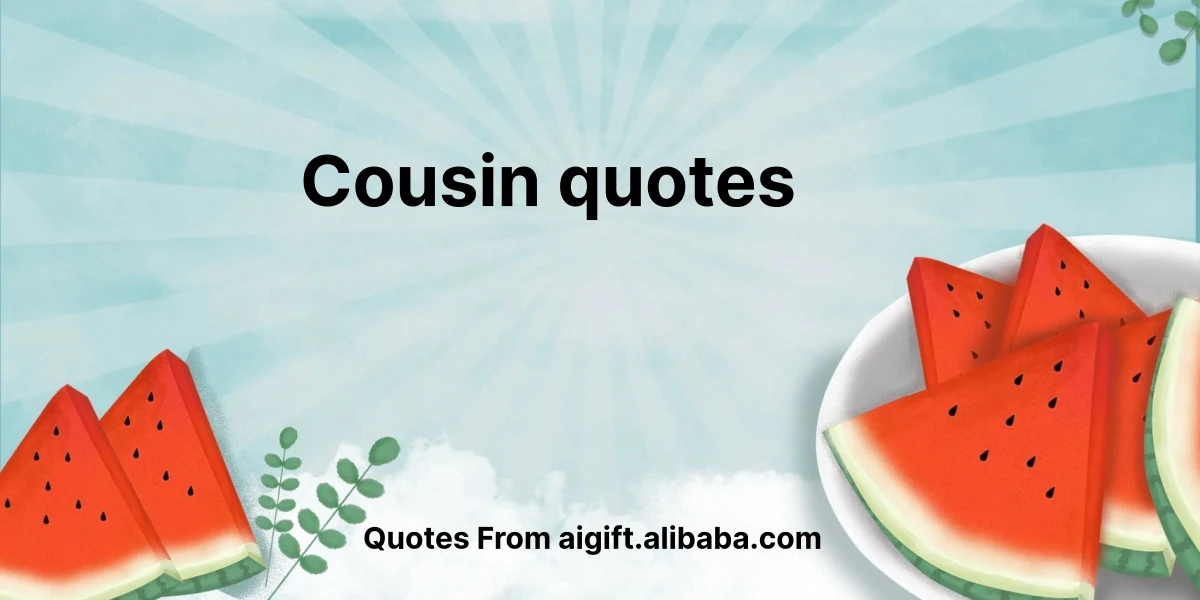 cousin quotes