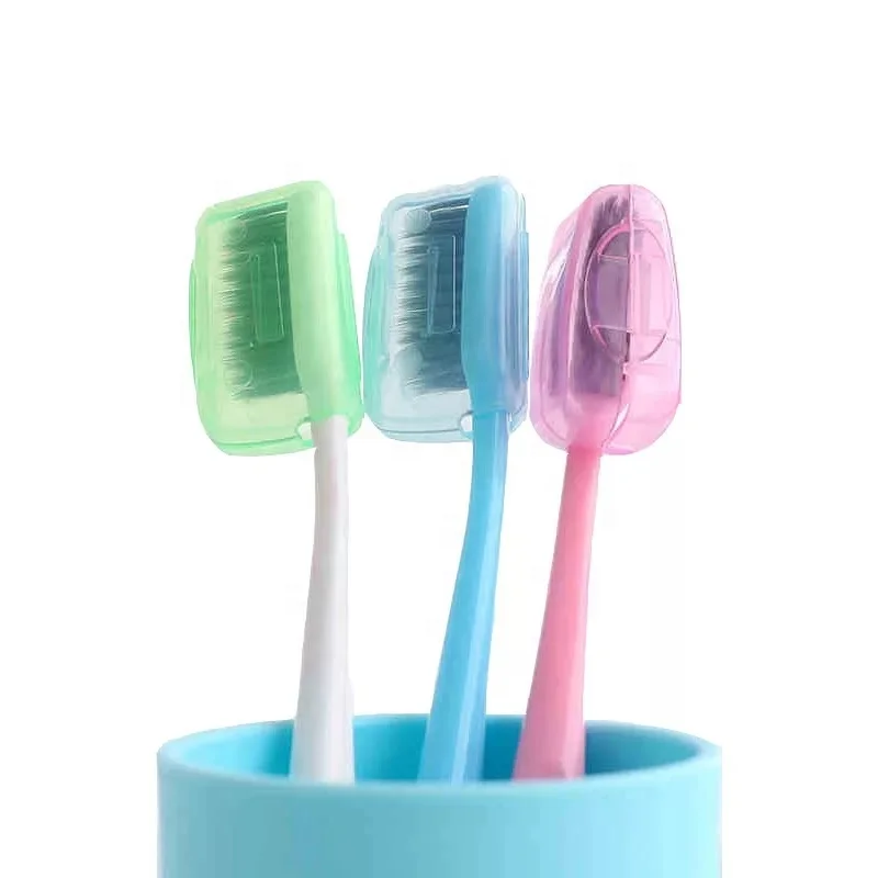 

Portable Toothbrush Head Cover Case Germproof Toothbrush Protective Case For Travel Hiking Camping, Picture showed