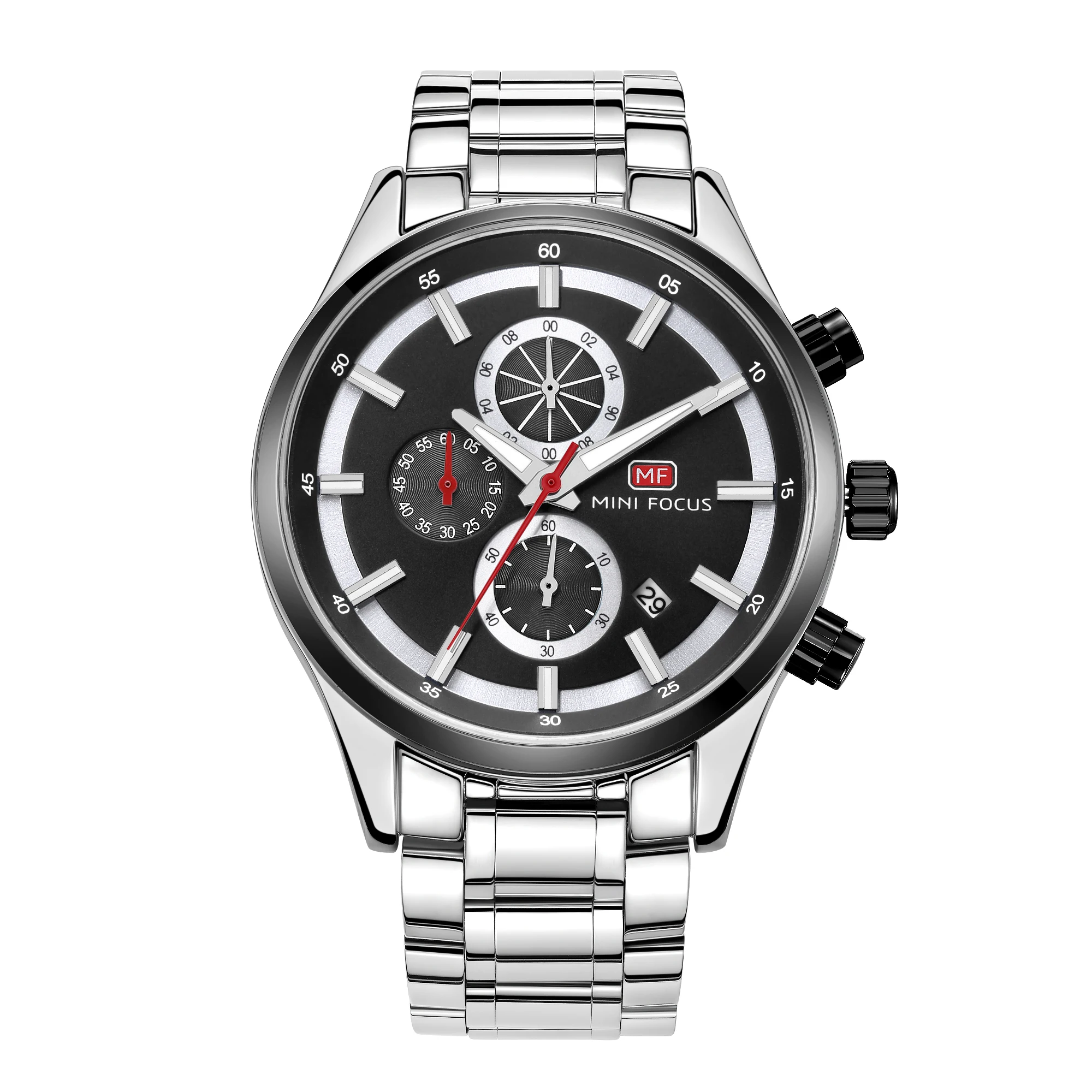 

Manufactory Direct Sell Price Cheap Calendar Waterproof Reloj De Negocios Para Hombres Elegant Watch Box Metal Strap Men Watch, 4 colors