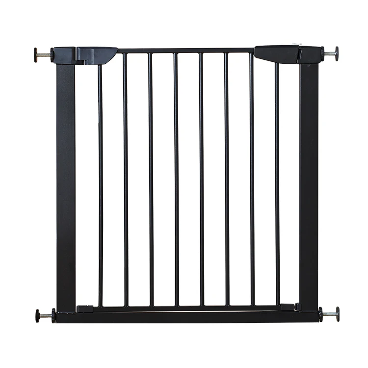 

Custom other baby supplies baby safety gate kingbo child safety gate baby gates for stairs, Black