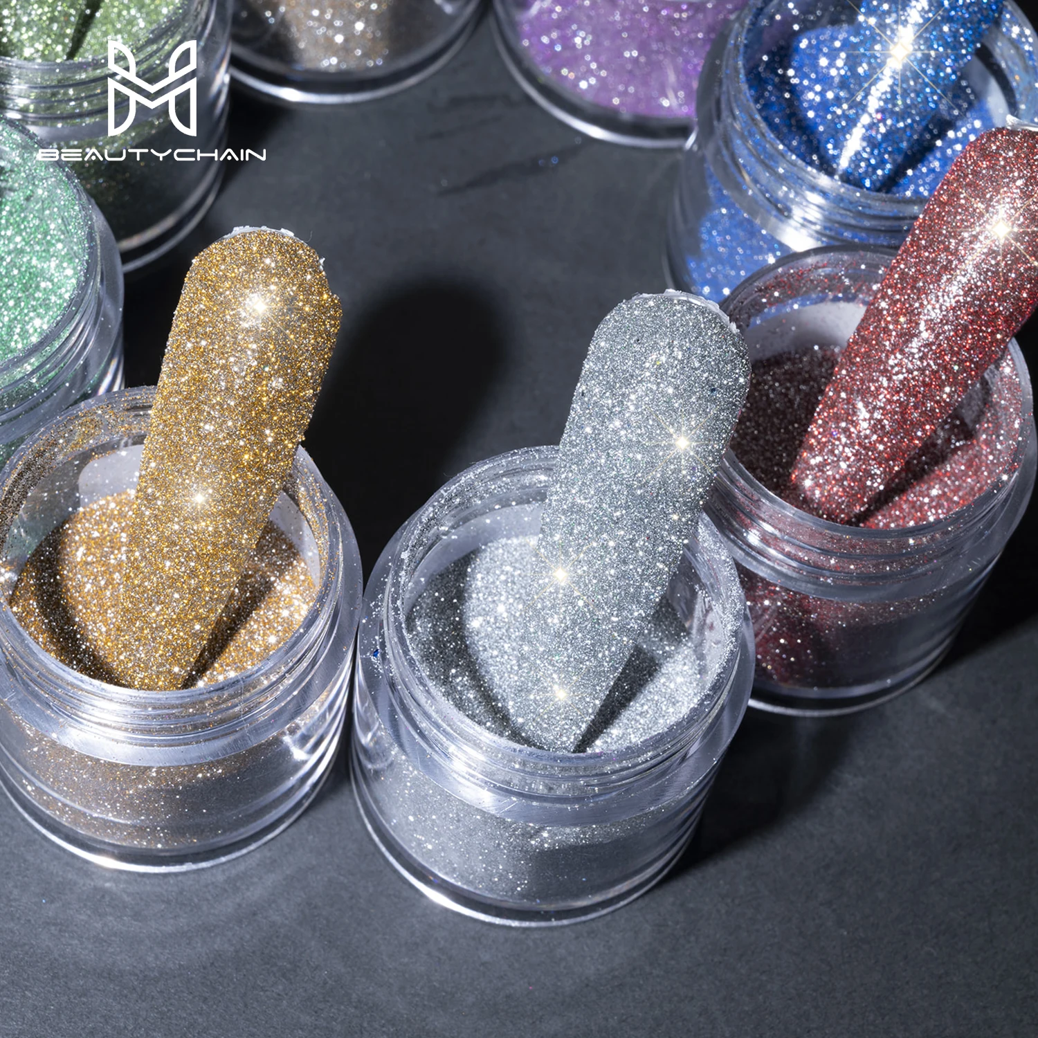 

Super Flash Micro Diamonds Nail Acrylic Decoration Nail Sequin Crystal Broken Diamond Reflective Powder