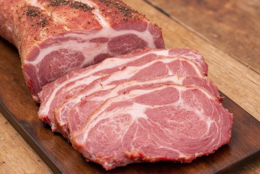 Pork shoulder being prepared