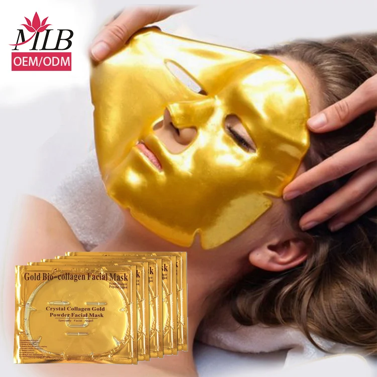 

Custom spa facial mask korea hydrating facemask best jelly hyaluronic acid magnetic nano gold gel face mask for face care