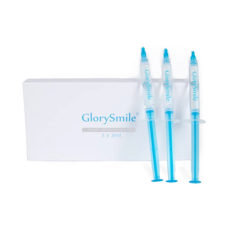 

Dental OEM Private Label New Formula Luxury OEM Advanced Teeth Whitening Gel Syringe Refills Kit