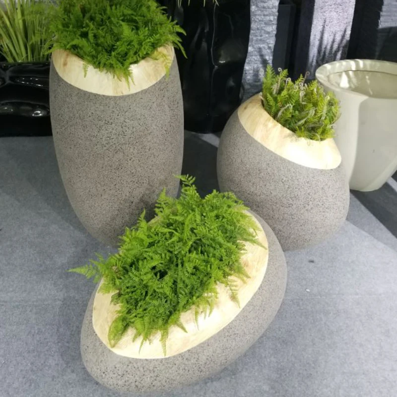 Outdoor Garden Marble Planters Tall Outdoor Planters Granite Planters