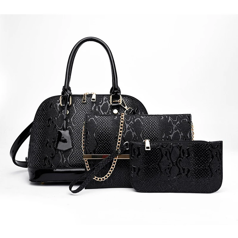 

luxury handbag shoulder bag sets 3 piece handbags