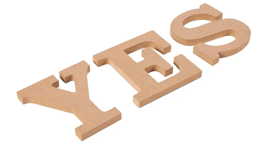 52 count Wood Alphabet Letters for DIY Craft, Home Decor, Natural Color