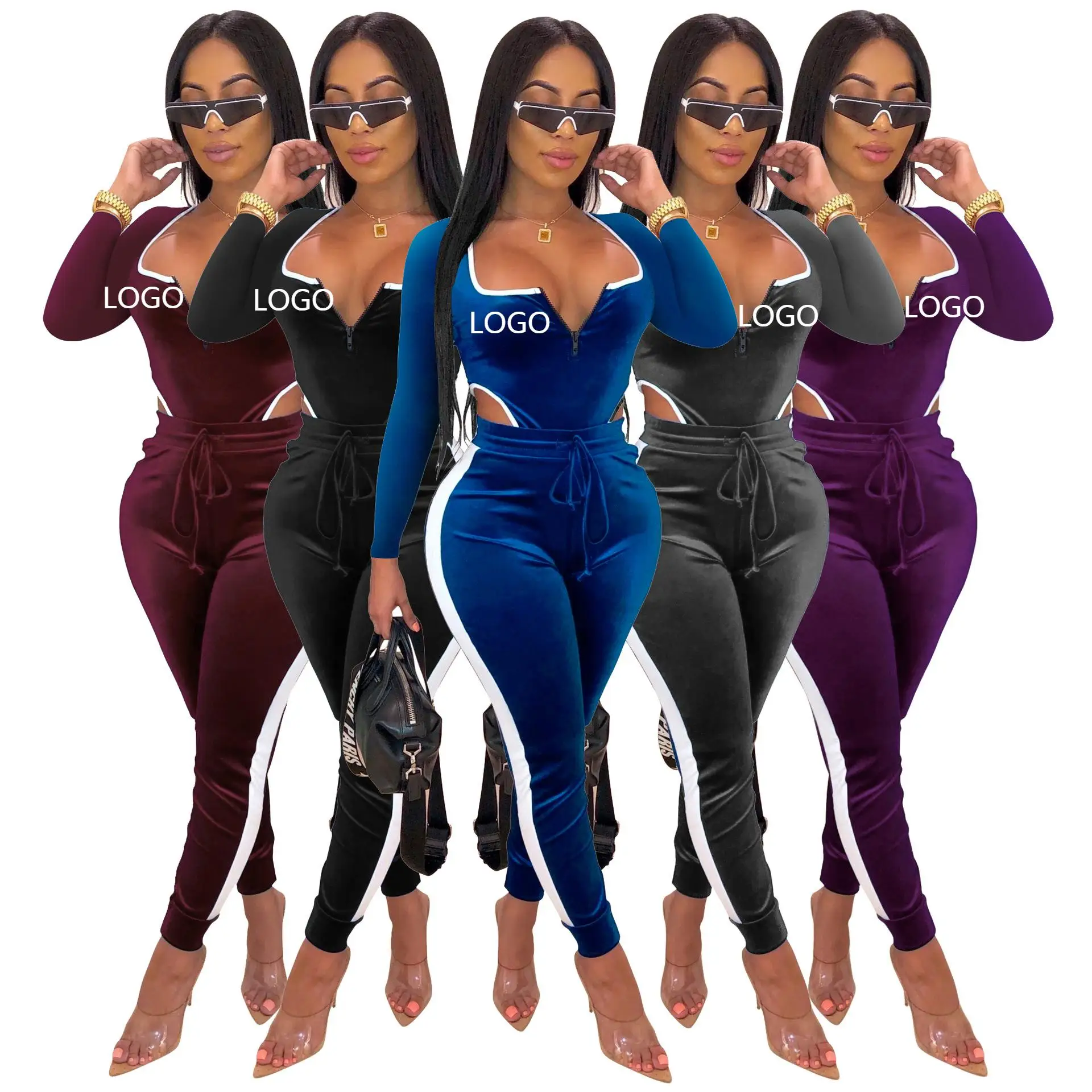 

Best selling high quality fall bodycon hollow out jumpsuit yoga womens active wear jumpsuit women office jumpsuit