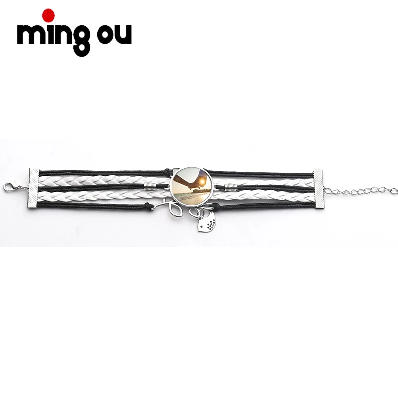 

DIY Blanks Sublimation Branch Bird Multi Layer Braided Bracelet