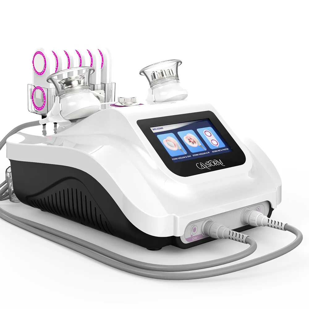 

Real Factory CaVstorm Cavitation 3.0 Ultrasound Vacuum RF Microcurrent LED belly massage machine