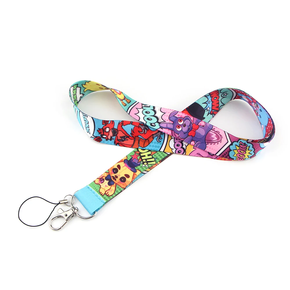 Be0095 Custom Lanyard Cute Cartoon Animals Neck Strap Key Lanyard Id ...