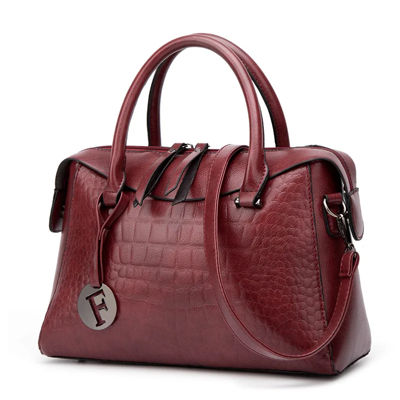 

Wholesale Ladies Purses Handbags Replicate Handbag Luxury Famous Brands Women Synthetic Crocodile Skin Bags, Black, red, brown