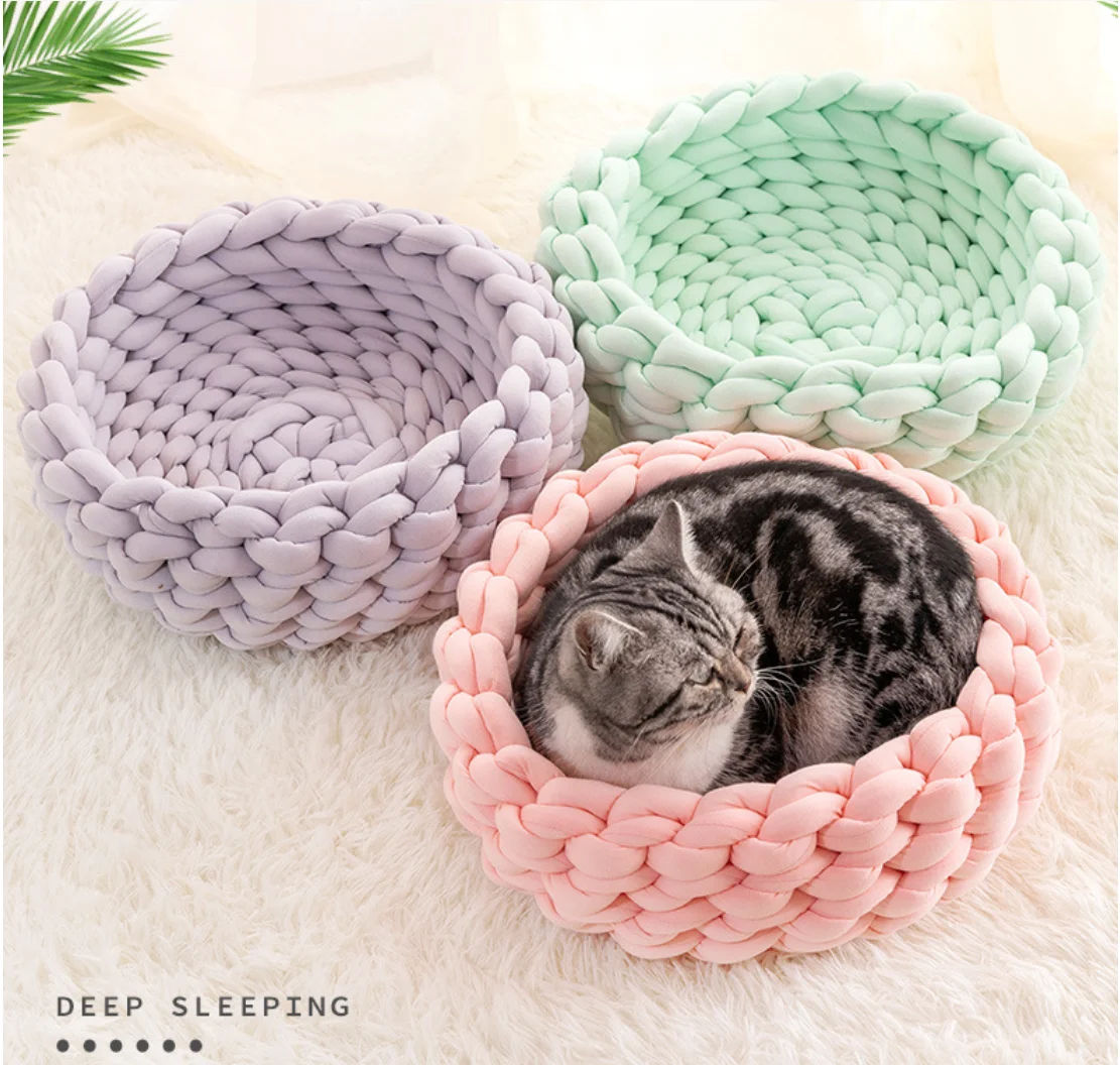 

Simons Core-filled Cotton Pet Cat Nest Dog Beds Cot Hunde Bett Panier Lit Pour Chien Chat Camas De Para Perros Gato Cachorro, Customized color