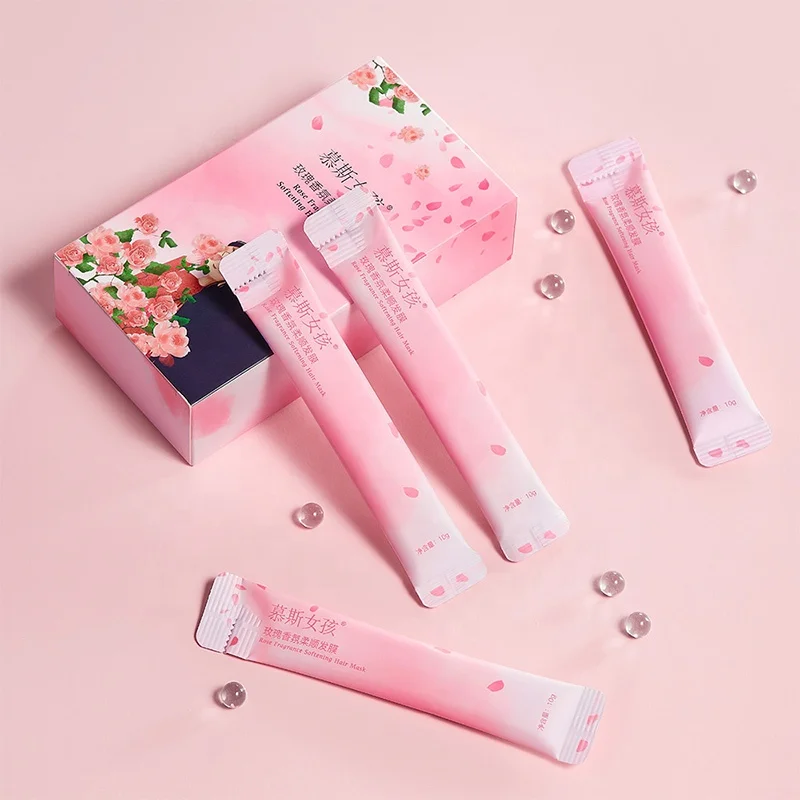 

Rose Hair Mask Hair Care Premium Treatment Keratin Repairing Supple Hydration Cream Dry Damaged Hair Treatment