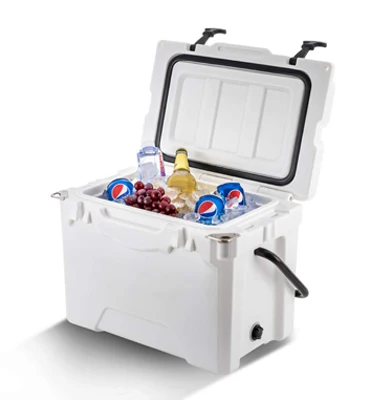 

25QT camping moulding fishing ice chest custom marine cooler box