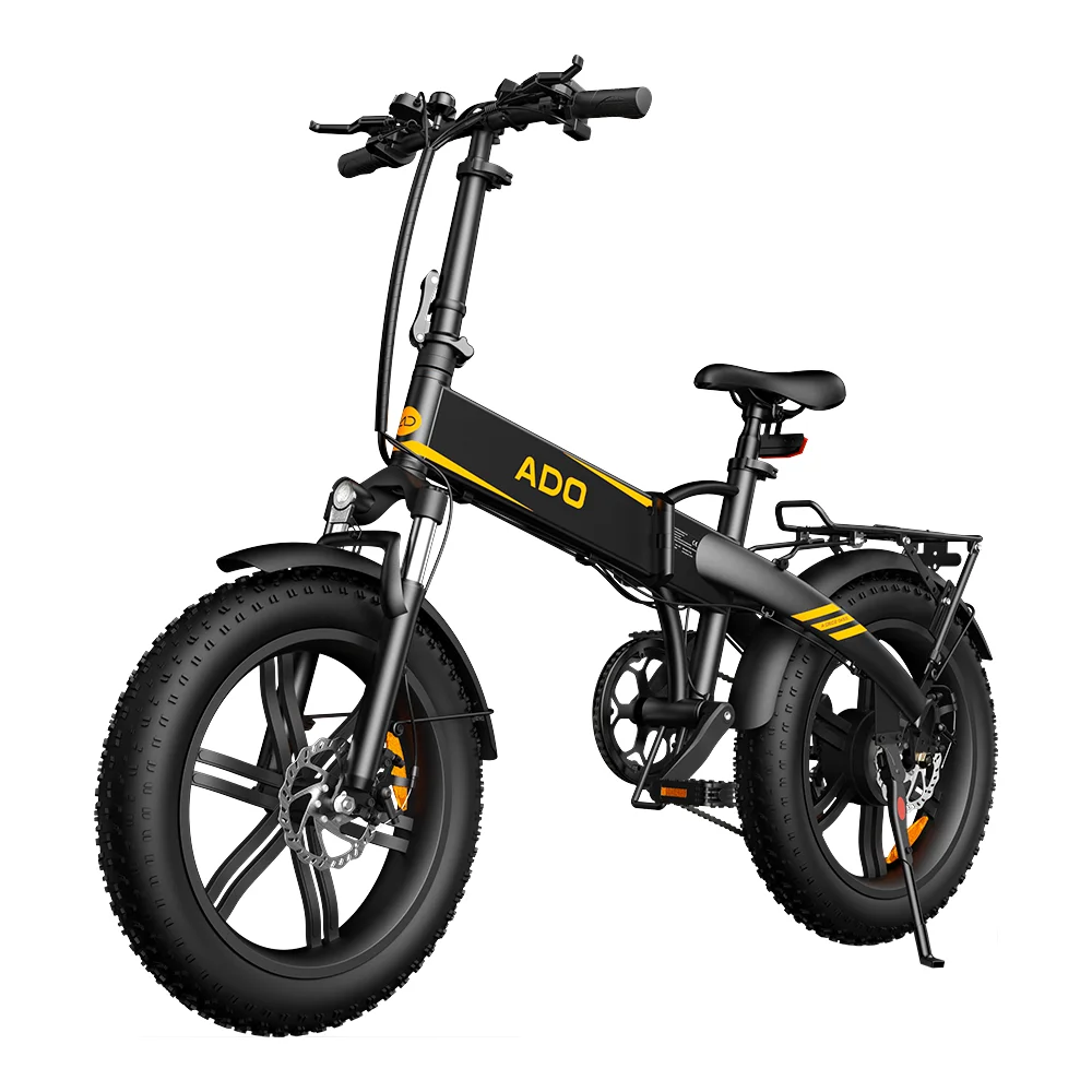 

ADO A20F XE EU UK Warehouse Full Suspension Foldable 250w 20 Inch Fat Tire Lithium Battery Electric City Bicycle E Bike Ebike
