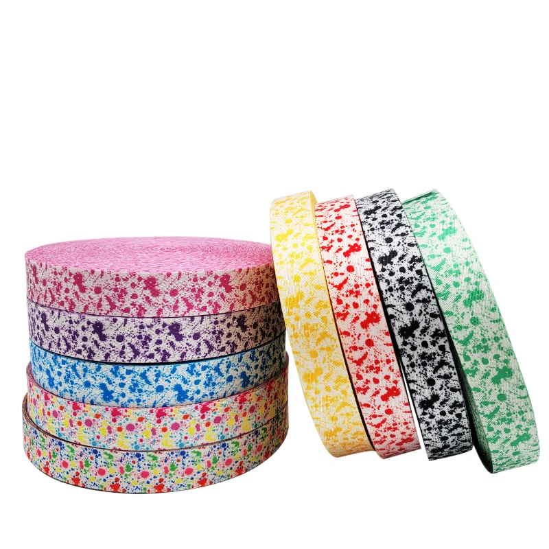 

Wholesale Colorful 25mm 38mm 50mm Polyester Webbing Tape For Bag Strap Fashion Strap Seat Belt Webbing, Colorful,customized