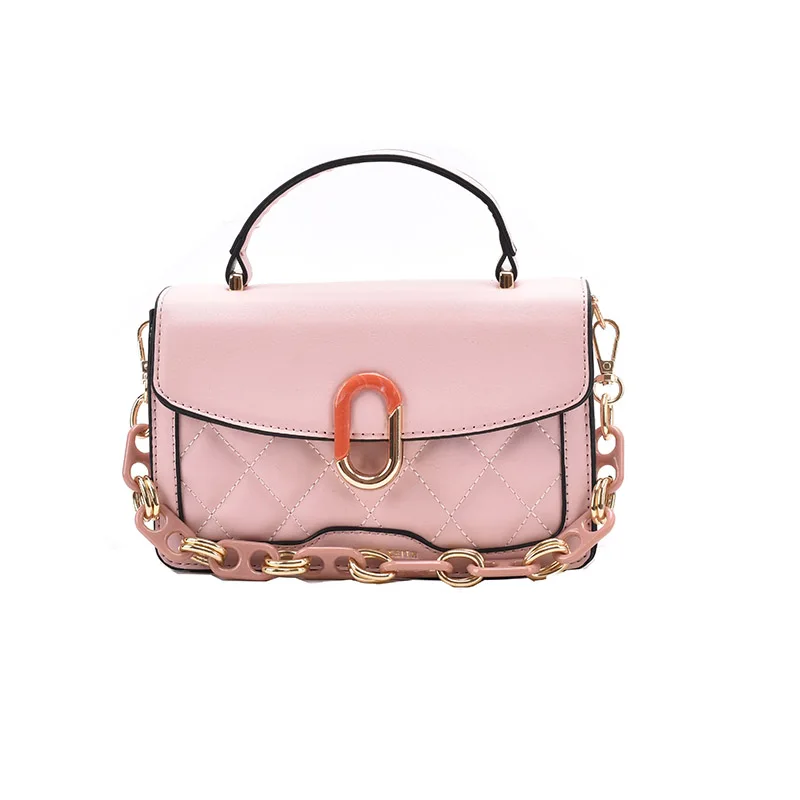 

Female charms trend color waterproof ladies luxury handbags high quality fashion chain shoulder bag small handbags