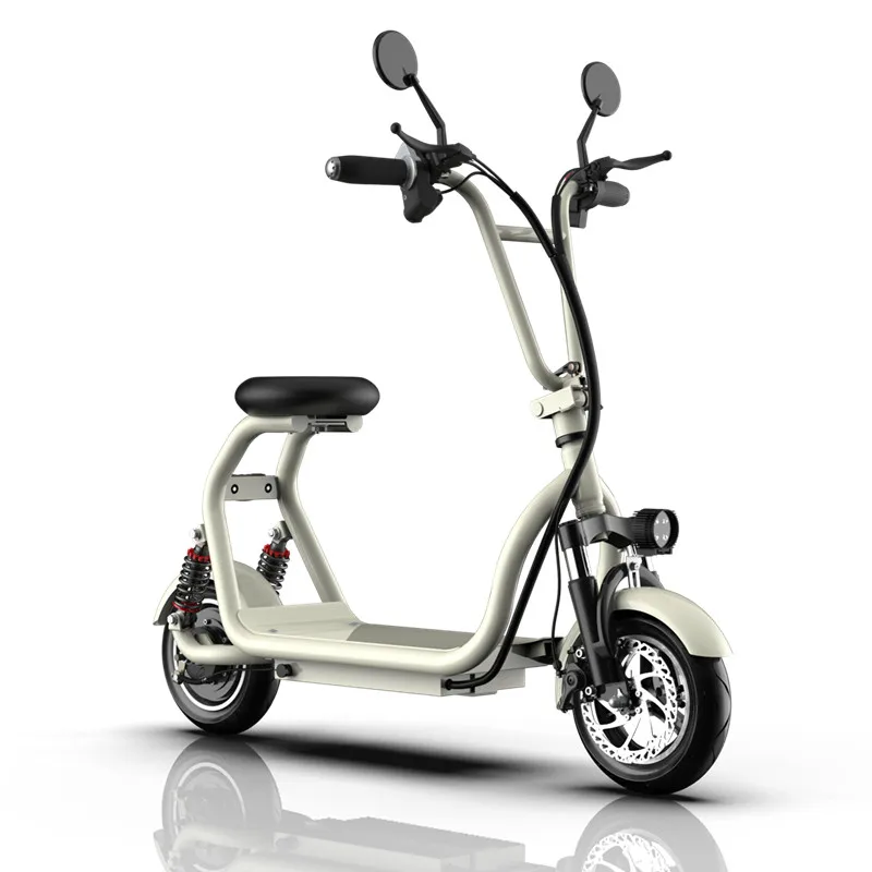 

cheap electric scooter 48V350W folding electric scooter for adult mini e-bike, Black/white/red/pink