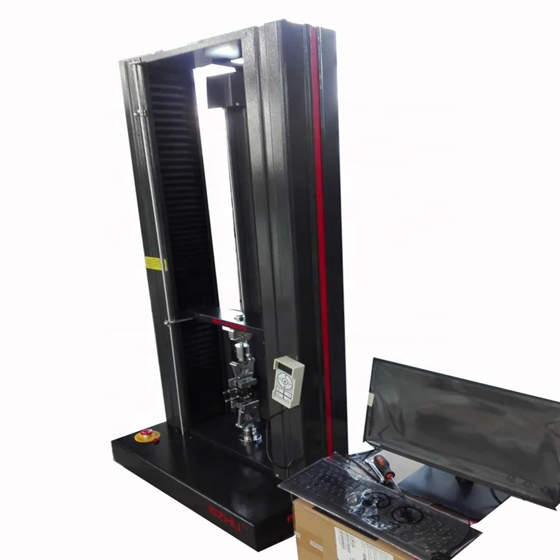 
5 kn 1kn 2500n computer control rubber plastic double column elecctronic universal tensile tester testing machine 