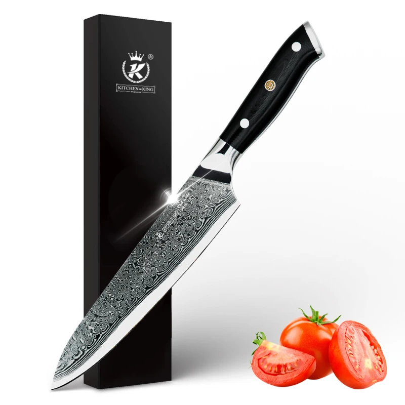 

Professional 8PCS Damascus 8" Chef Knife VG10 67 Layers Carbon Steel Japanese Kitchen Knives for Cutting