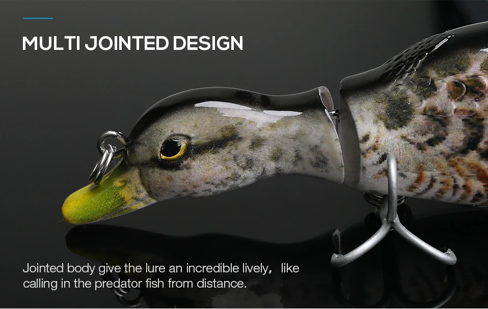 12cm 36g Floating Jointed Duck Fishing Lure Crankbait Jointed Baits