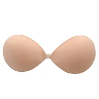 

Sexy Self-adhesive Backless Strapless women hot bra Plus size wholesale Nude Adhesive bra