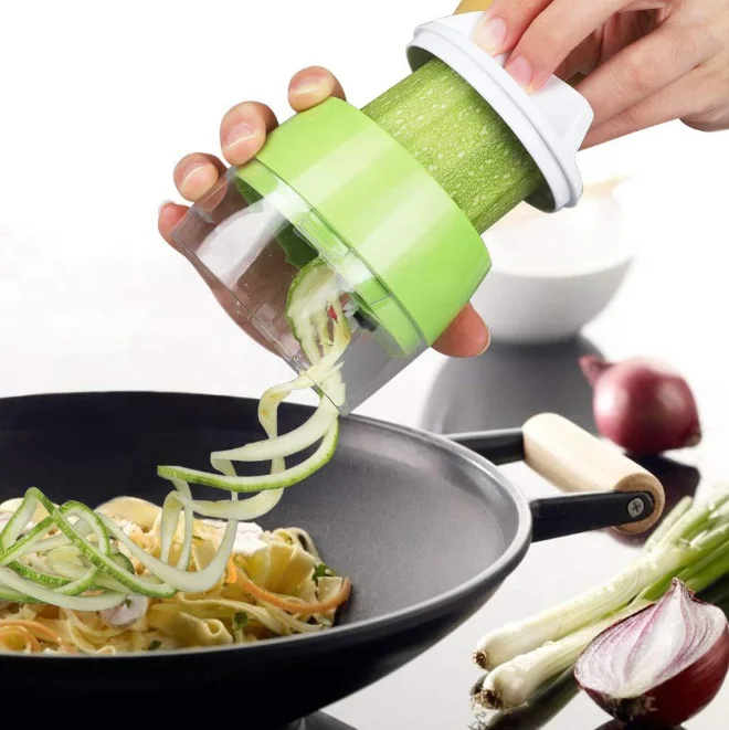 

Best Zucchini Noodle Maker Veggie Spiralizer Spiral Slicer, Green/customized color