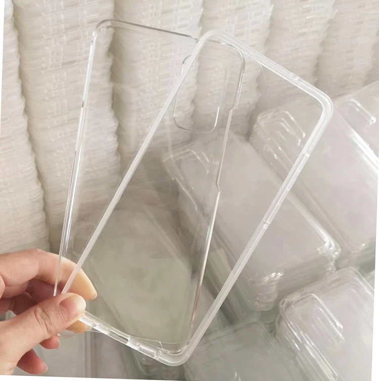 

360 degree protection of full cell mobile phone hard tpu pc cover case for moto g8 play, Transparent