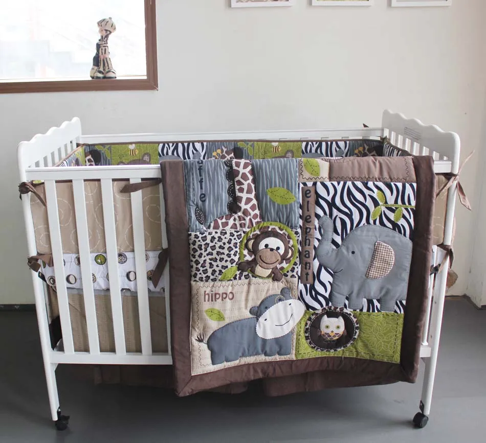 
Hot selling high quality baby crib bedding set 