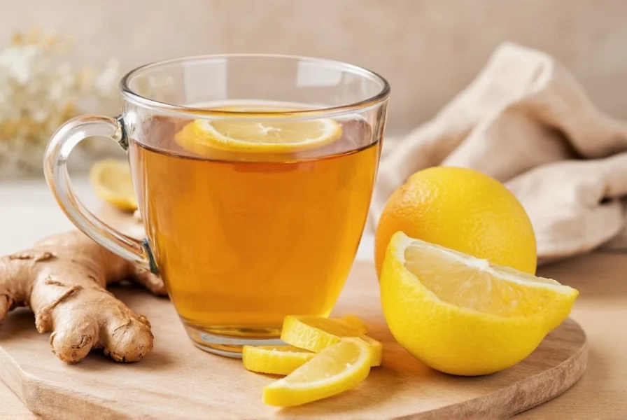 ginger and lemon tea