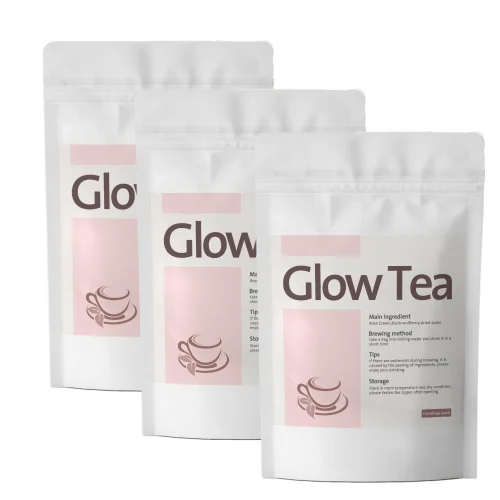 

High quality skin glow tea detox herbal anti aging organic, Brown