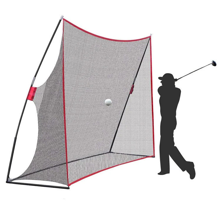 

Hot Portable 10x7ft Golf Practice Hitting Swing Nylon Net For Indoor Outdoor Detachable Golf Cage Training Aids With Carry Bag