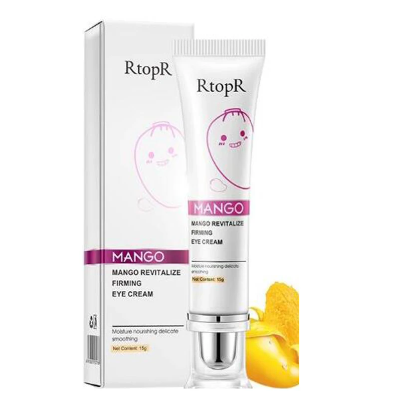 

RtopR Mango Eye Cream Anti-Wrinkle Moisturizing Anti-Age Remove Dark Circles Eye Care Against Puffiness And Bags Hydrate Cream