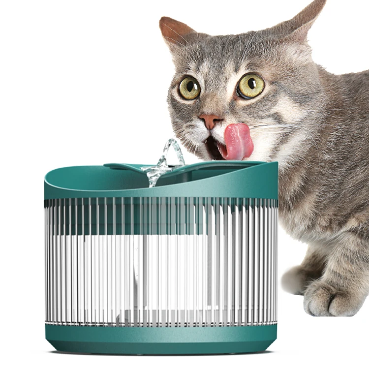 

Wholesale Circulation Automatic Stainless Steel Filter Gravity Cat Dog Drinking Portable Dispenser Pet Water Fountain