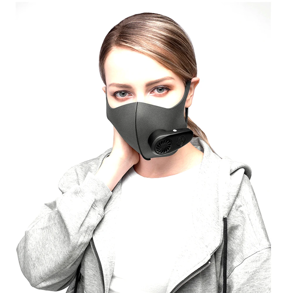 2020 Air Purifying Mask Reusable Electric Smart Face Ffp2 Mask Anti ...