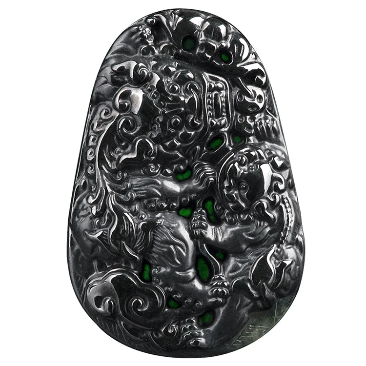 

Certified Grade A Pendant Piqiu Ice Type Jade Men And Women Pendant Myanmar Wholesale