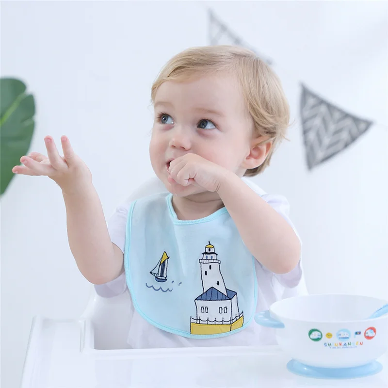 

Hot Selling cheap price Waterproof baby drool bibs Kids Cotton Baby Bib